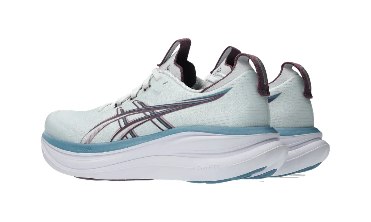 Overkicks - ASICS Gel-Nimbus 28 Arctic Blue Velvet Purple (Womens) (1012B899-400) - par completo