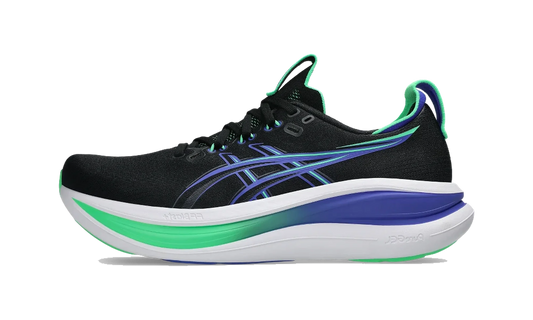 Overkicks - ASICS Gel-Nimbus 28 Black Cobalt Burst (1011C127-003) - vista lateral