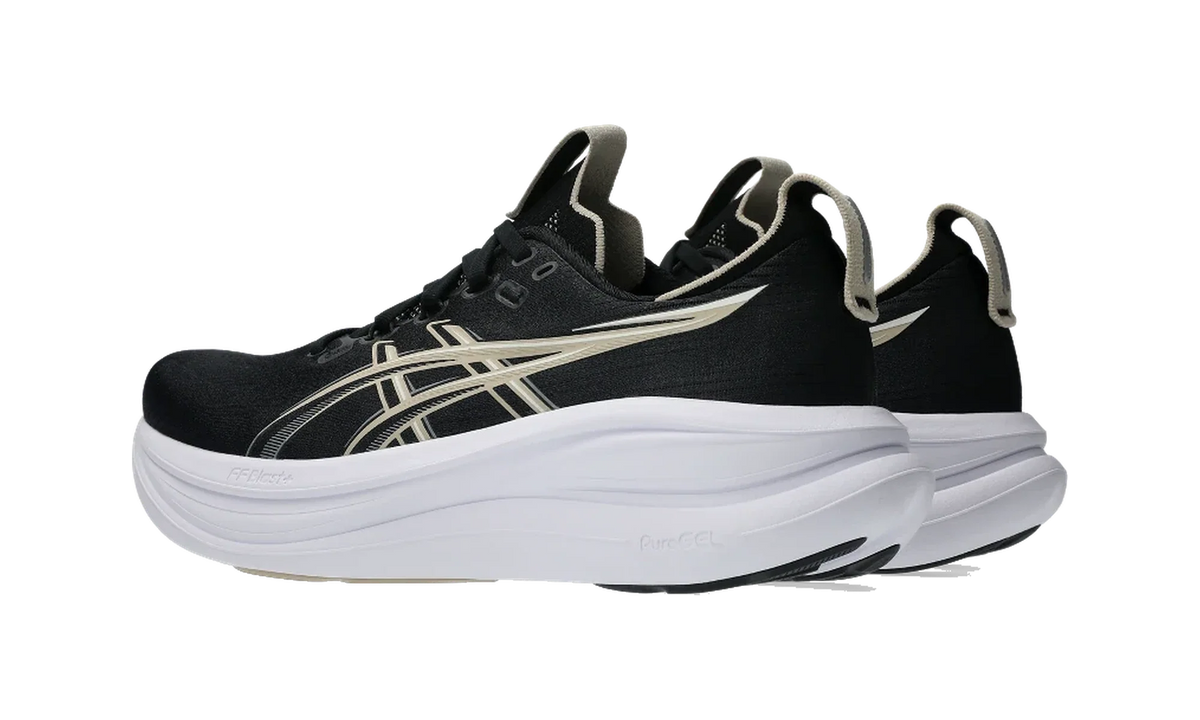 Overkicks - ASICS Gel-Nimbus 28 Black Feather Grey (1011C127-002) - par completo