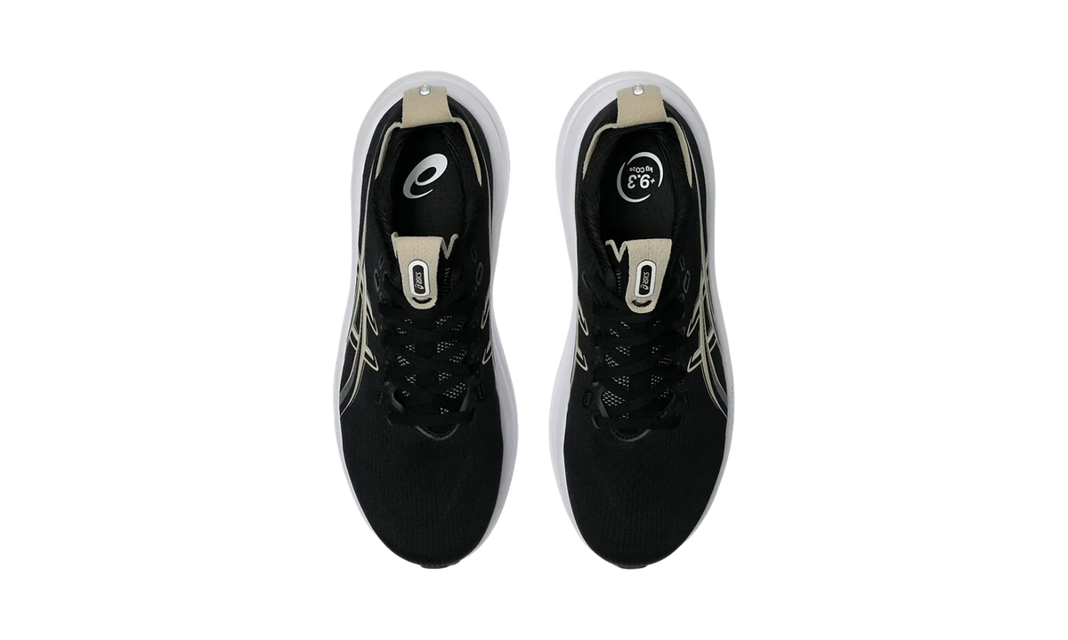 Overkicks - ASICS Gel-Nimbus 28 Black Feather Grey (1011C127-002) - detalle suela