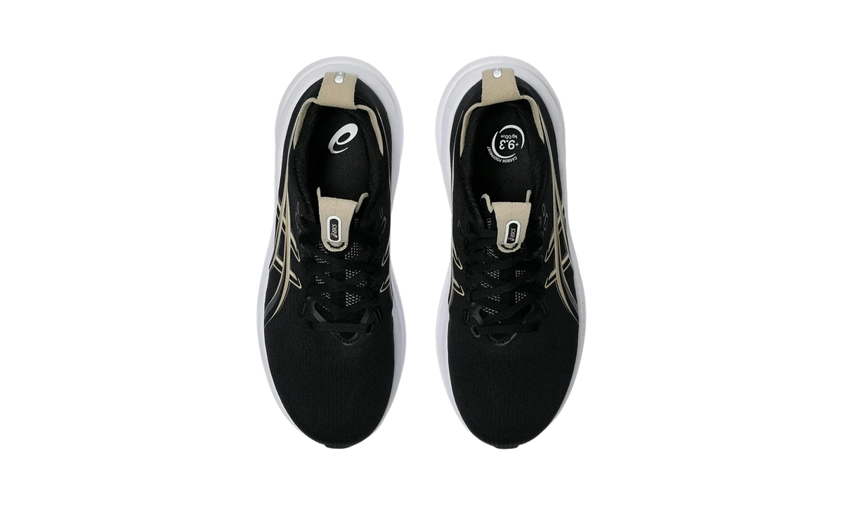Overkicks - ASICS Gel-Nimbus 28 Black Feather Grey (Womens) (1012B899-002) - detalle suela