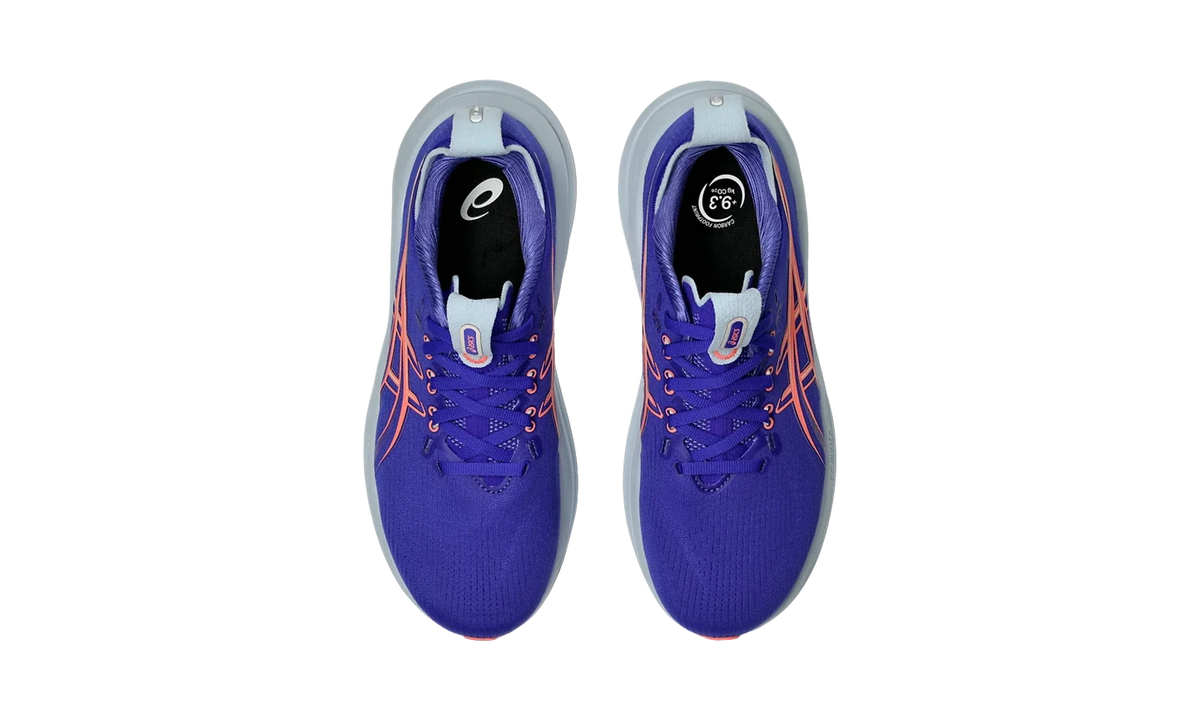 Overkicks - ASICS Gel-Nimbus 28 Cobalt Burst Sun Coral (Womens) (1012B899-401) - detalle suela