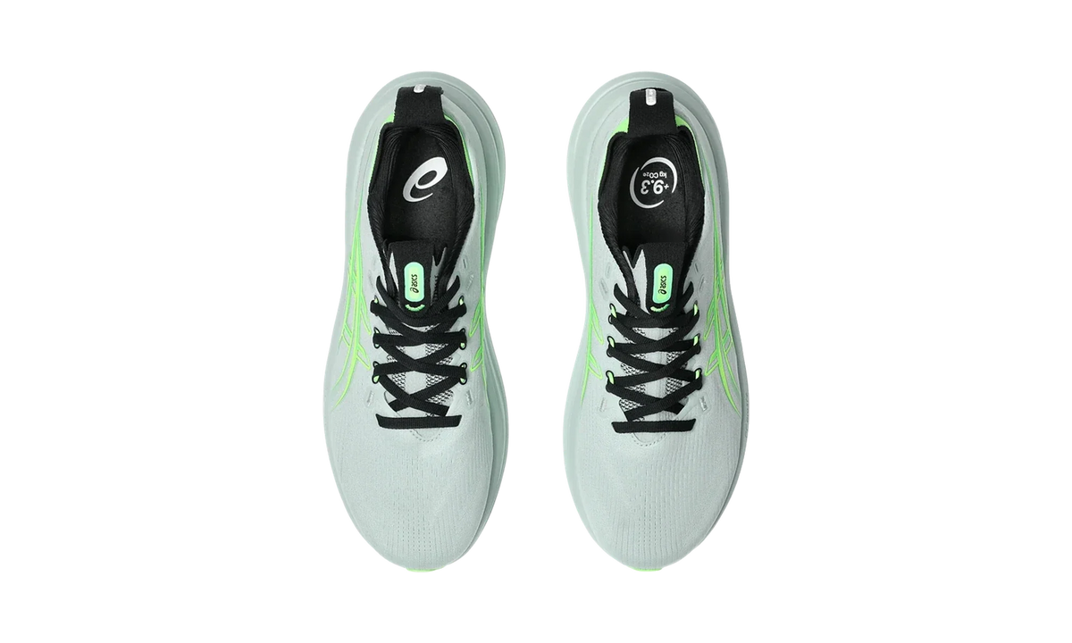 Overkicks - ASICS Gel-Nimbus 28 Cold Moss Illuminate Green (1011C127-400) - detalle suela