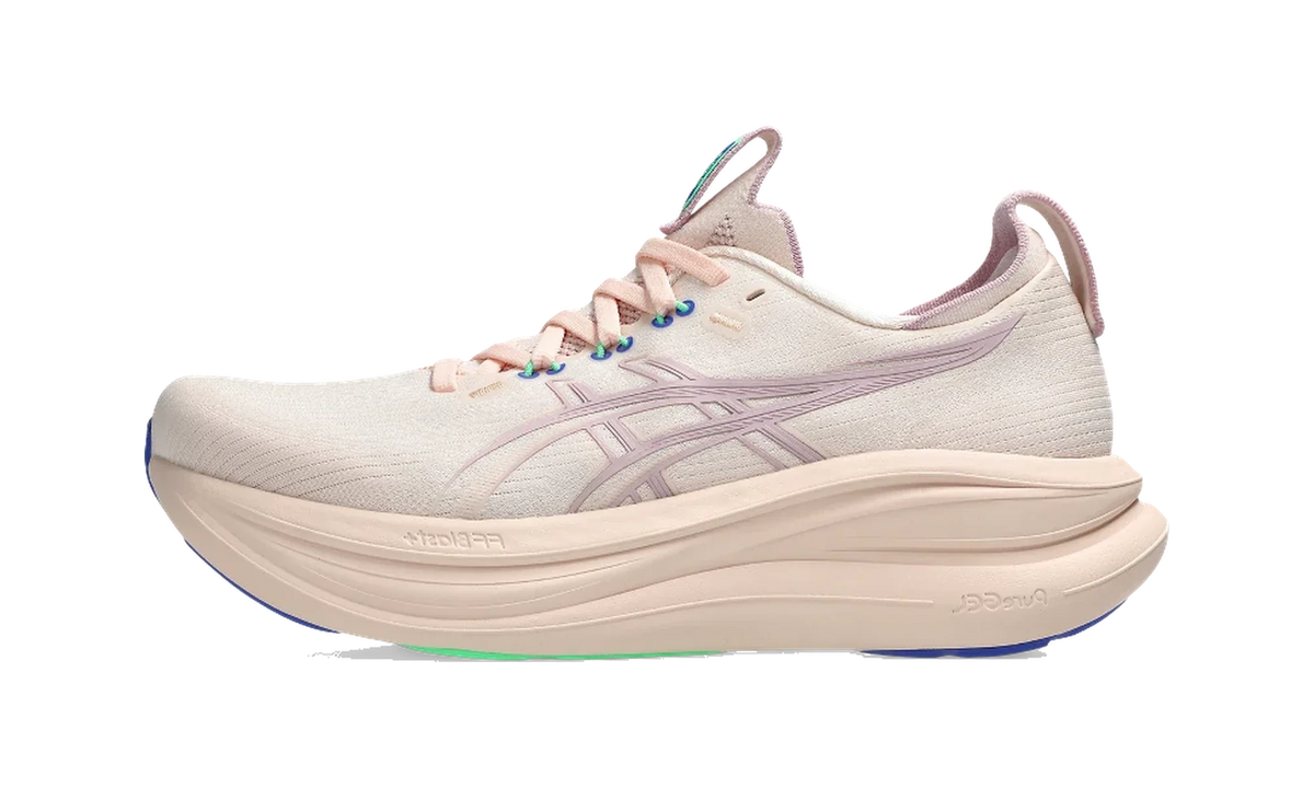 Overkicks - ASICS Gel-Nimbus 28 Pearl Pink Morganite (Womens) (1012B899-700) - vista lateral