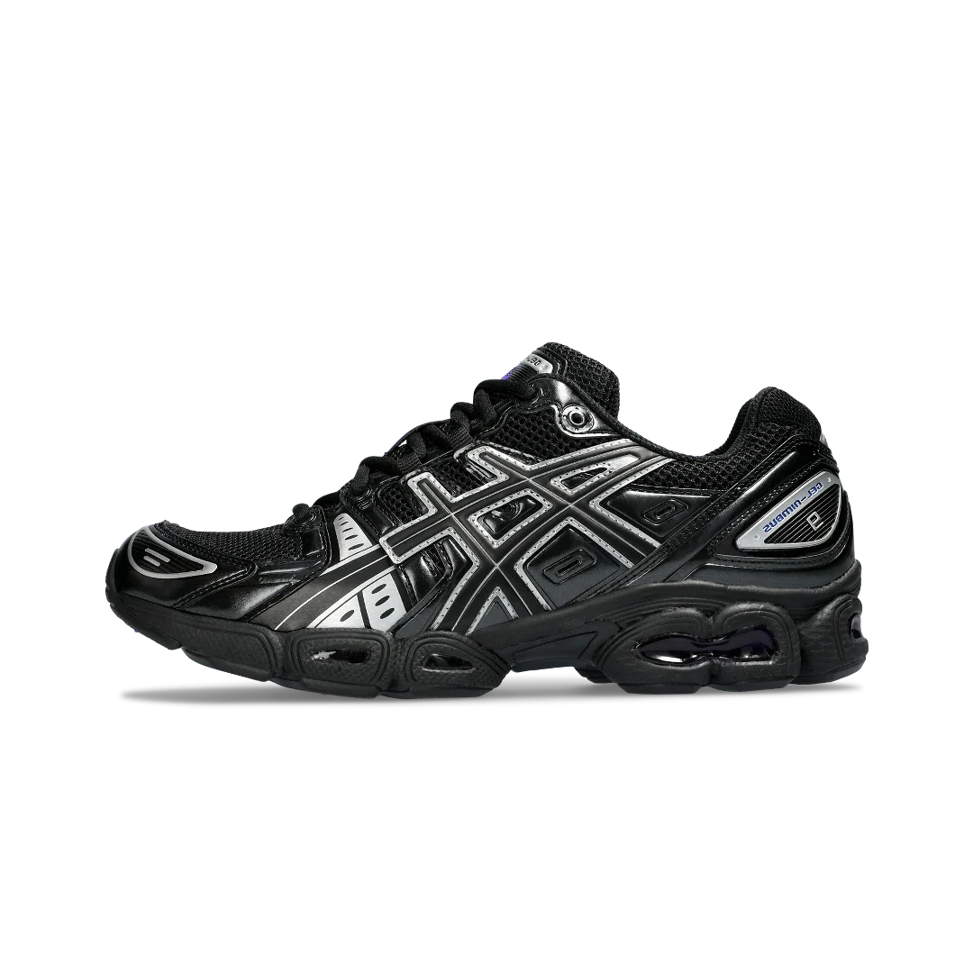 Overkicks - ASICS Gel-Nimbus 9 Black Pure Silver (1201A424-005) - vista lateral