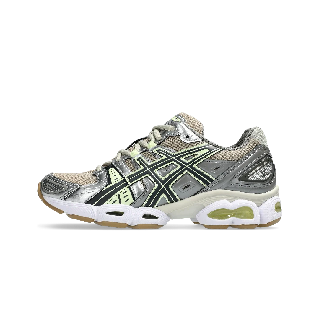 Overkicks - ASICS Gel-Nimbus 9 Feather Grey (Womens) (1202A278-021) - vista lateral