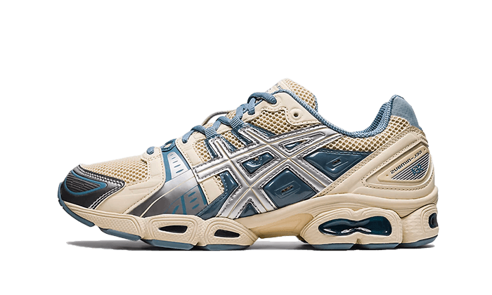 Overkicks - ASICS Gel-Nimbus 9 Wind And Sea Cream Blue (1201A801-101) - vista lateral