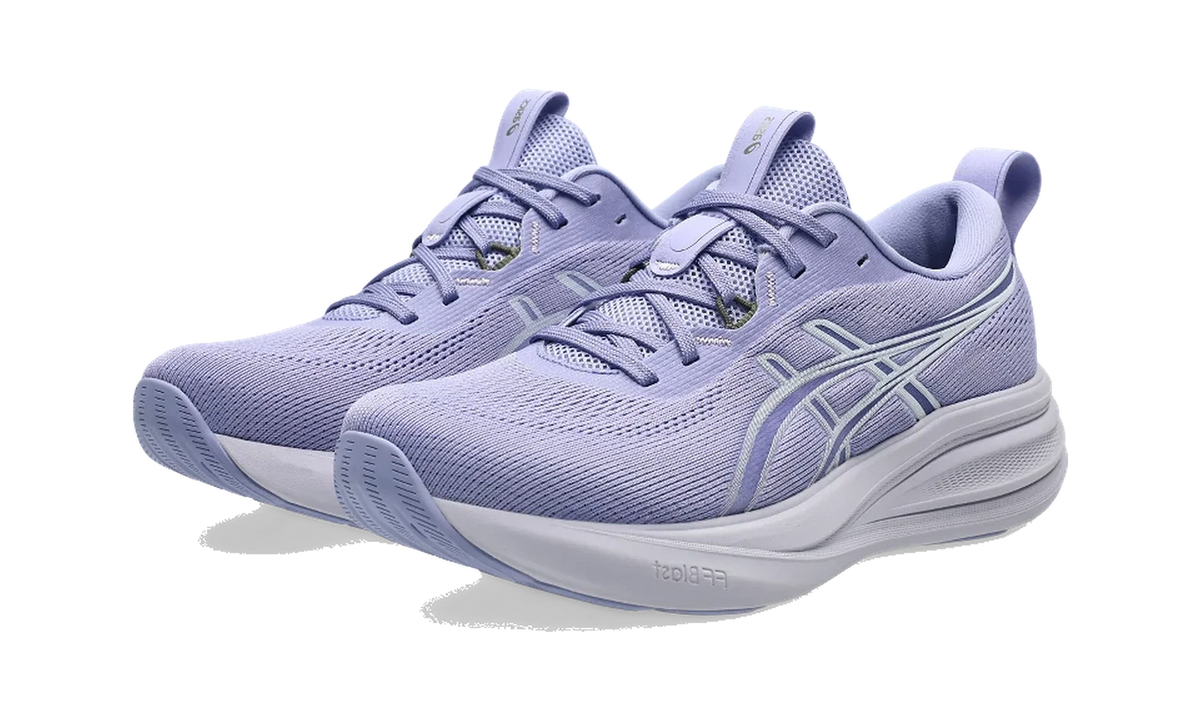 Overkicks - ASICS Gel-Pulse 17 Bluebell White (Womens) (1012B930-500) - vista trasera