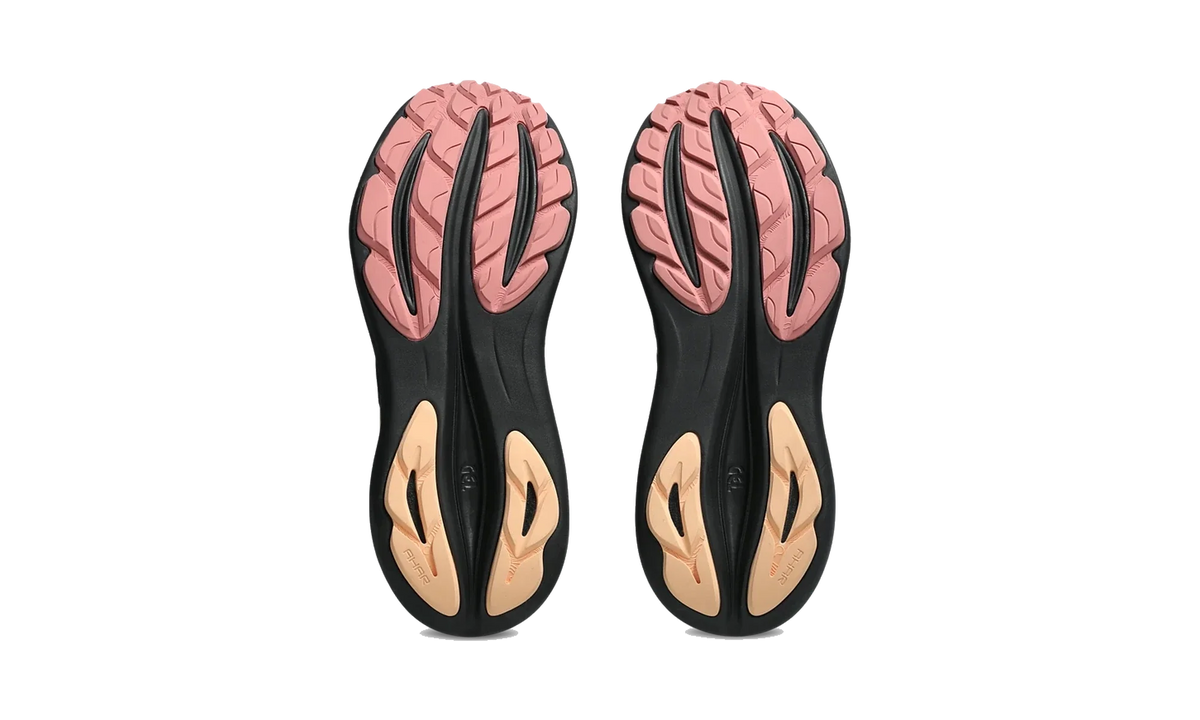 Overkicks - ASICS Gel-Pulse 17 Gore-Tex Black Apricot Crush (Womens) (1012B926-001) - vista superior