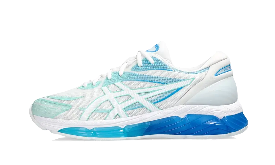 Overkicks - ASICS Gel-Quantum 360 VIII White Azul Blue (1203A305-102) - vista lateral