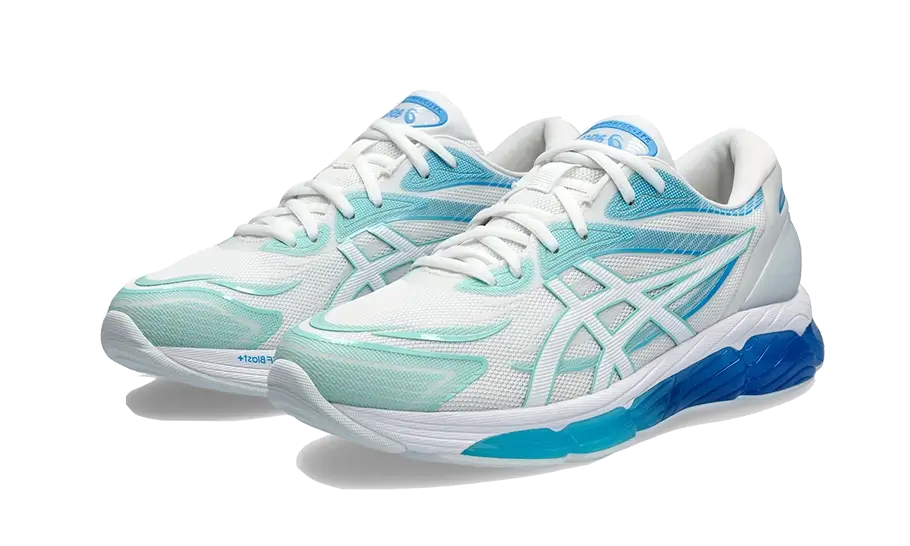 Overkicks - ASICS Gel-Quantum 360 VIII White Azul Blue (1203A305-102) - vista trasera