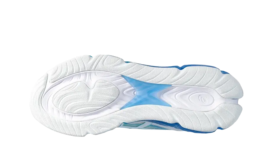 Overkicks - ASICS Gel-Quantum 360 VIII White Azul Blue (1203A305-102) - detalle suela