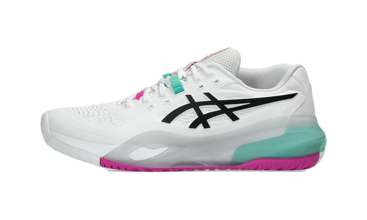 Overkicks - ASICS Gel-Resolution X White Aurora Green (1041A481-103) - vista lateral