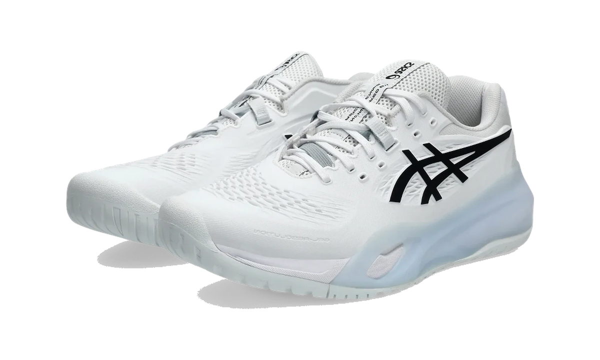 Overkicks - ASICS Gel-Resolution X White Black (1041A481-100) - vista trasera