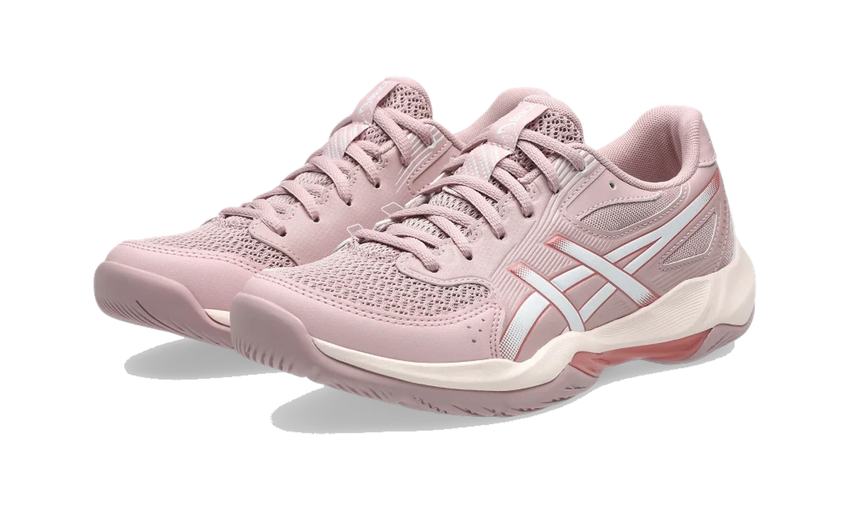 Overkicks - ASICS Gel-Rocket 12 Morganite White (Womens) (1072A119-700) - vista trasera