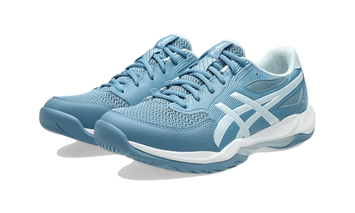 Overkicks - ASICS Gel-Rocket 12 Saba Blue Cool Grey (1071A116-401) - vista trasera