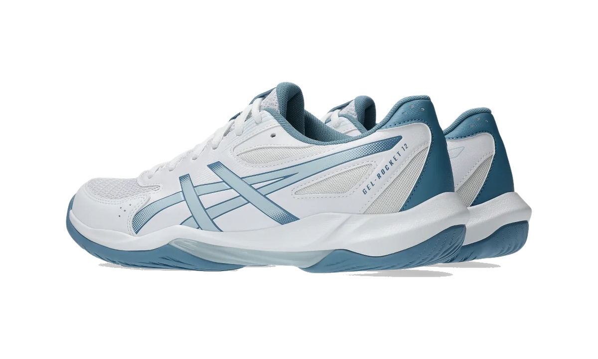 Overkicks - ASICS Gel-Rocket 12 White Cool Grey (1071A116-103) - par completo