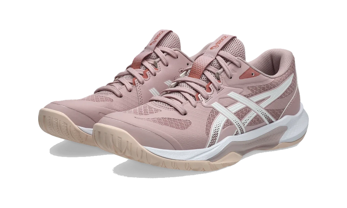 Overkicks - ASICS Gel-Tactic 13 Morganite White (Womens) (1072A118-700) - vista trasera