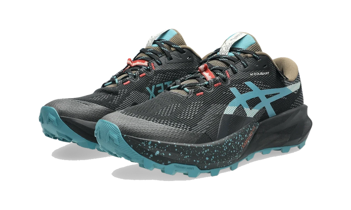 Overkicks - ASICS Gel-Trabuco 14 Gore-Tex Black Misty Pine (1011C165-001) - vista trasera