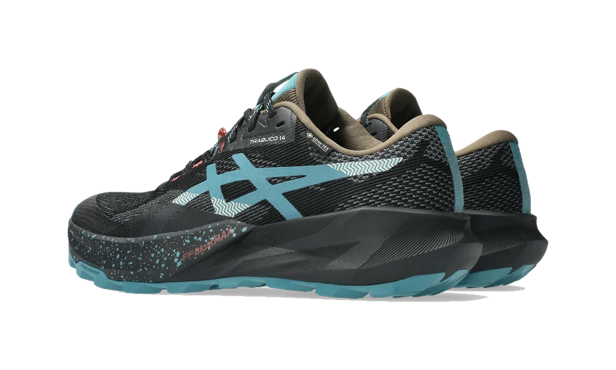 Overkicks - ASICS Gel-Trabuco 14 Gore-Tex Black Misty Pine (1011C165-001) - par completo