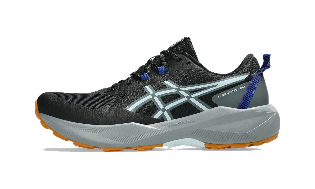 Overkicks - ASICS Gel-Venture 11 Black Cool Grey (1011C160-002) - vista lateral