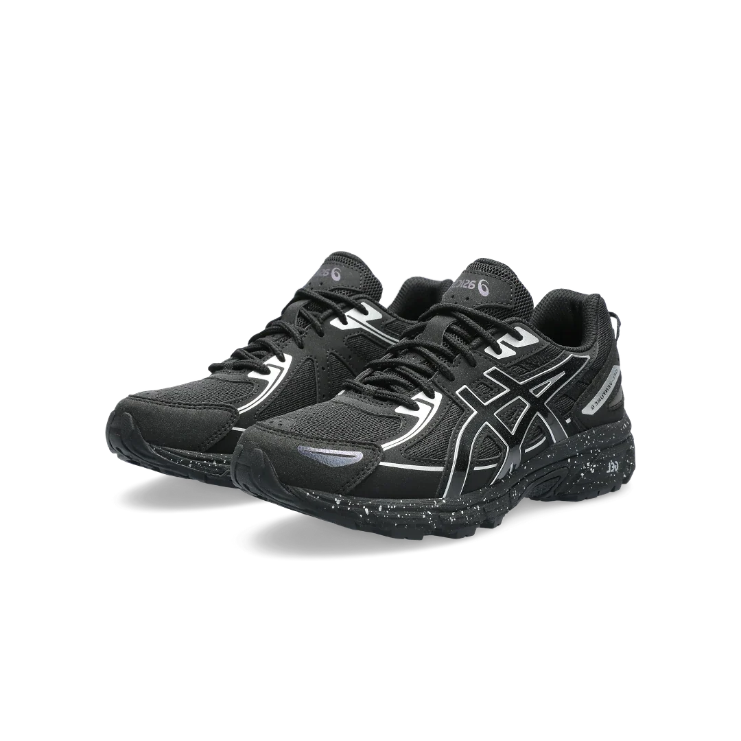 Overkicks - ASICS Gel-Venture 6 Black Pure Silver (GS) (1204A122-003) - imagen 2
