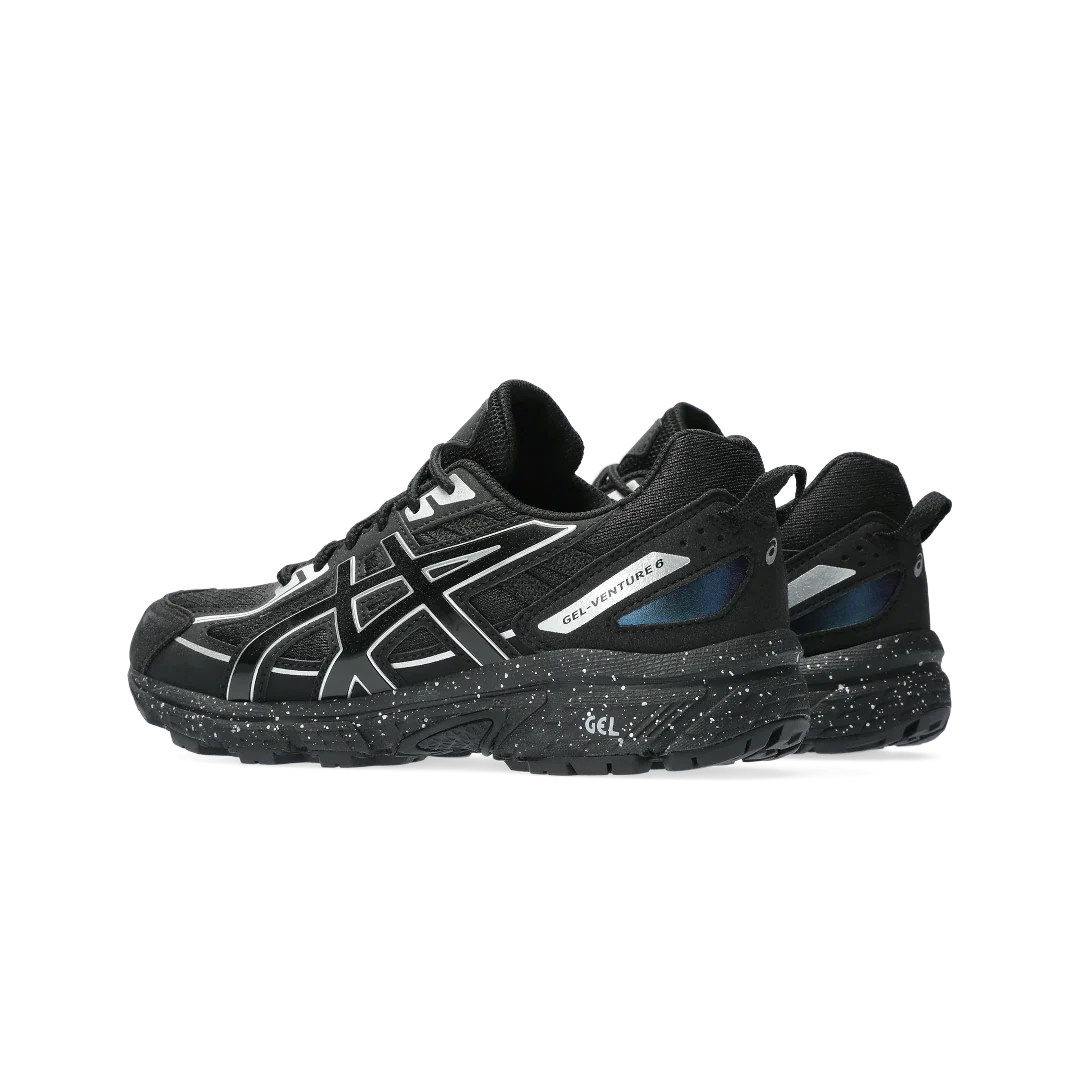 Overkicks - ASICS Gel-Venture 6 Black Pure Silver (GS) (1204A122-003) - imagen 3