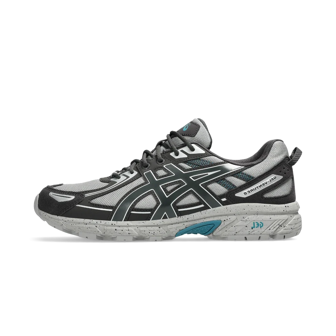 Overkicks - ASICS Gel-Venture 6 Cement Grey Obsidian Grey (1203A438-028) - vista lateral