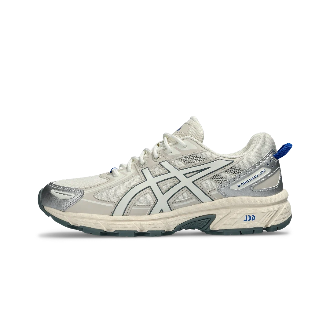 Overkicks - ASICS Gel-Venture 6 Cream Cream (Womens) (1202A431-101) - vista lateral