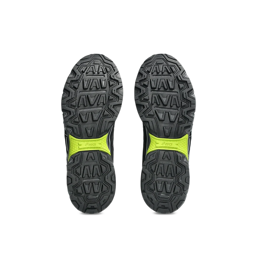 Overkicks - ASICS Gel-Venture 6 Obsidian Grey Black Lime (1203A438-027) - vista superior