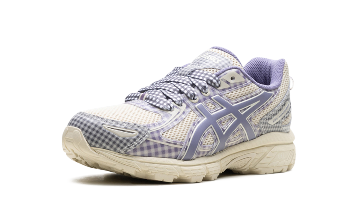 Overkicks - ASICS Gel-Venture 6 Story mfg. Vanilla Violet Quartz Gingham (1203A712-250) - detalle suela