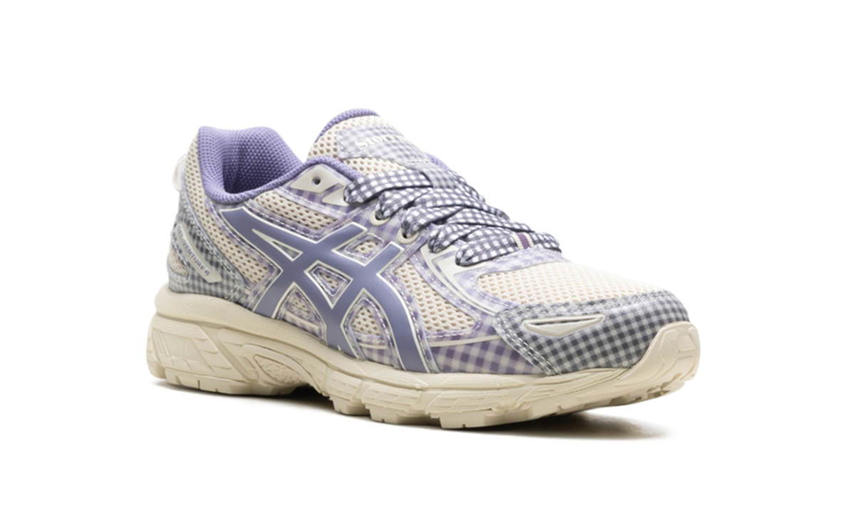 Overkicks - ASICS Gel-Venture 6 Story mfg. Vanilla Violet Quartz Gingham (1203A712-250) - detalle lateral interior