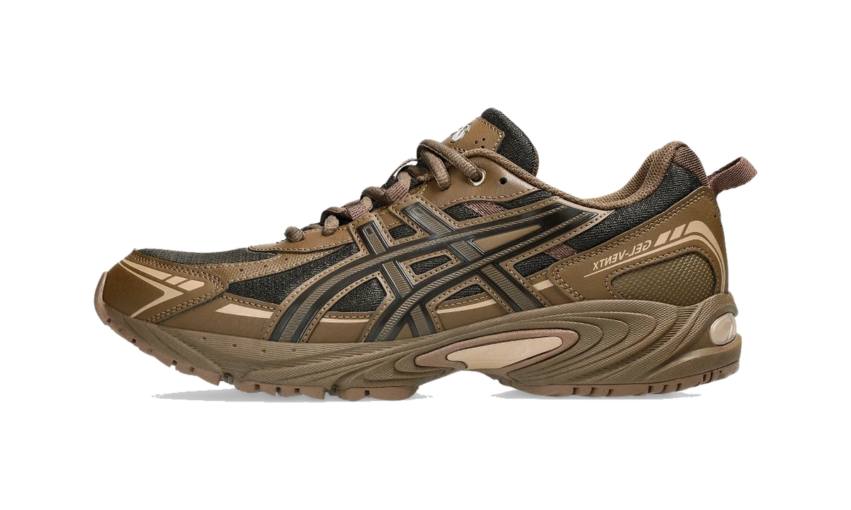 Overkicks - ASICS Gel-Ventx Black Coffee Brown Storm (1203B040-201) - vista lateral