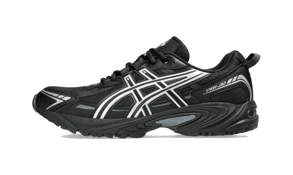 Overkicks - ASICS Gel-Ventx Black Pure Silver (1203B040-001) - vista lateral