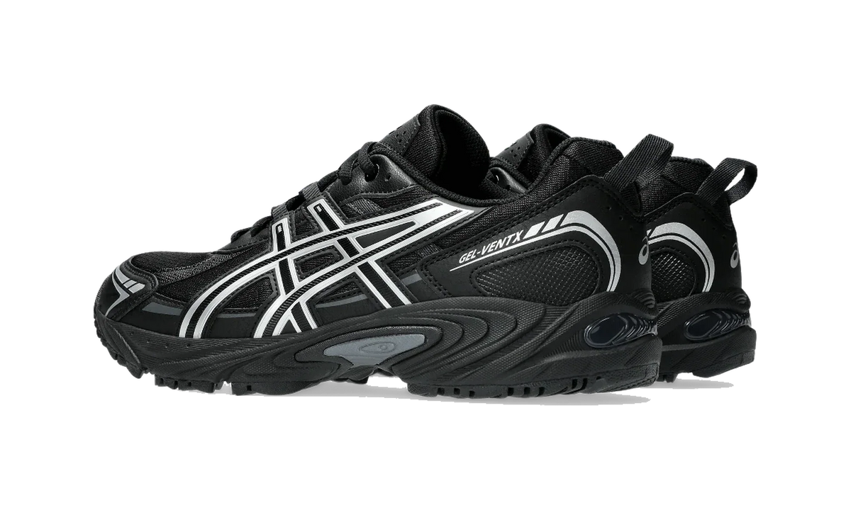 Overkicks - ASICS Gel-Ventx Black Pure Silver (1203B040-001) - par completo