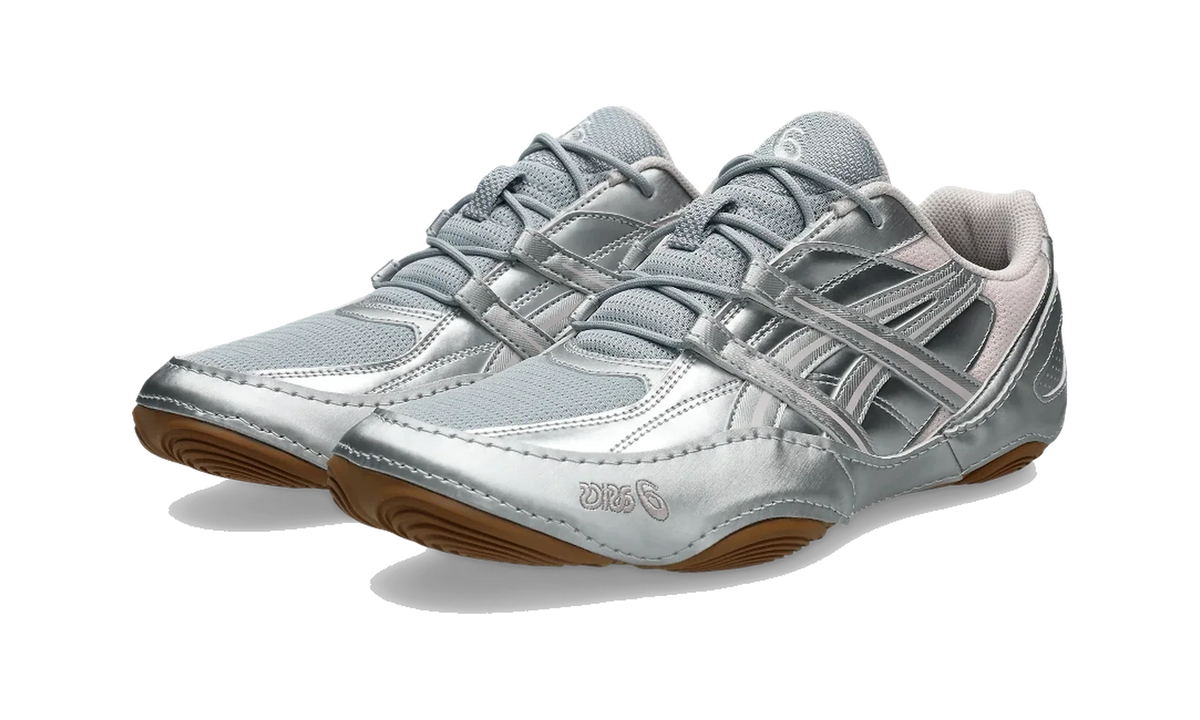 Overkicks - ASICS Hypersync Piedmont Grey Pink Cloud (1203A879-024) - vista trasera