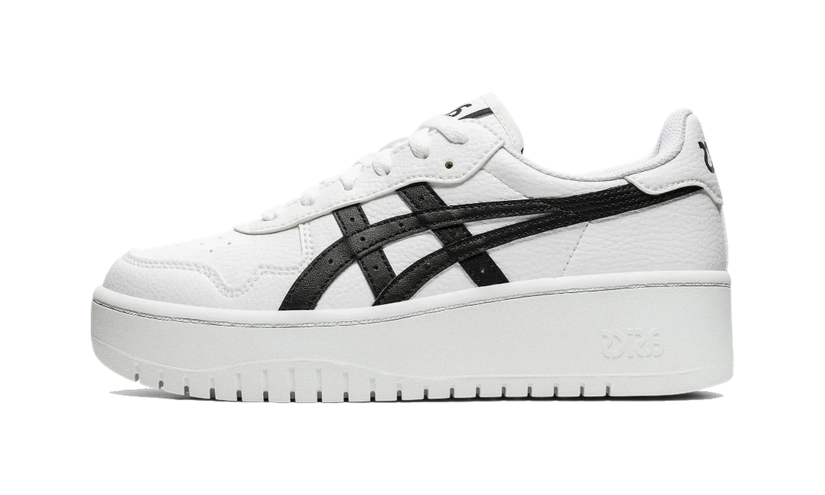 Overkicks - ASICS Japan S PF White Black (Womens) (1202A024-100) - vista lateral