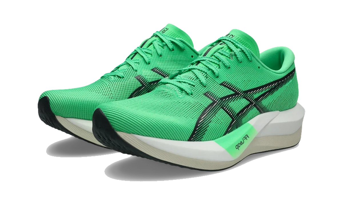 Overkicks - ASICS Magic Speed 5 Vital Green Carrier Grey (1013A183-300) - vista trasera