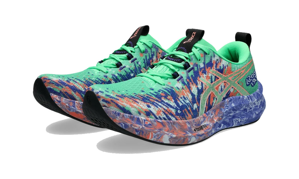 Overkicks - ASICS Noosa Tri 16 Vital Green Cobalt Burst (1011B872-301) - vista trasera