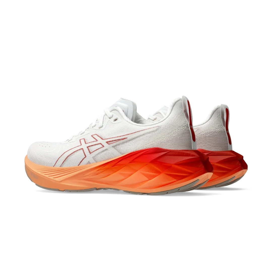 Overkicks - ASICS Novablast 4 White Moonrock (1011B693-103) - par completo