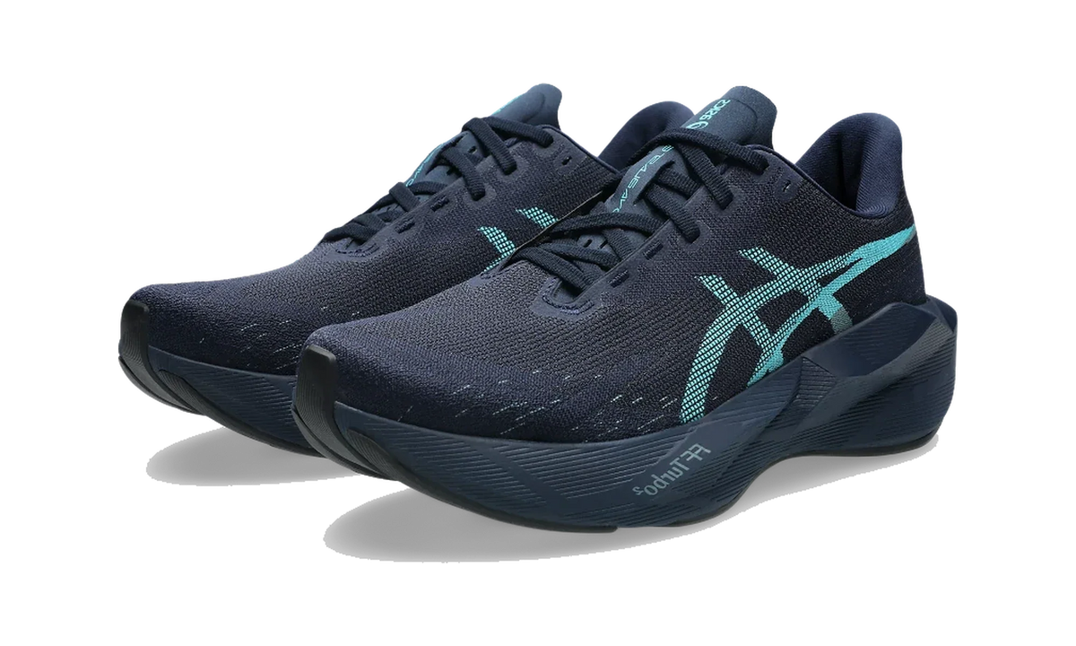 Overkicks - ASICS Novablast 6 Midnight Energy Aqua (1011C243-402) - vista trasera