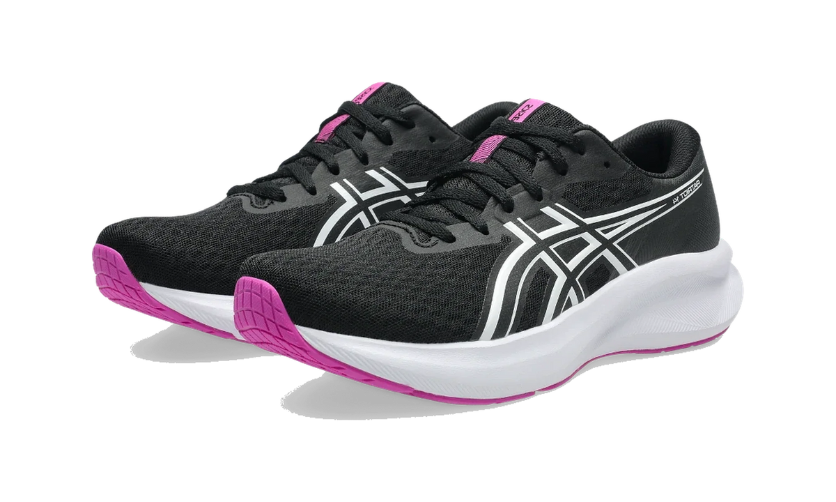 Overkicks - ASICS Patriot 14 Black Digital Sakura (Womens) (1012B836-005) - vista trasera