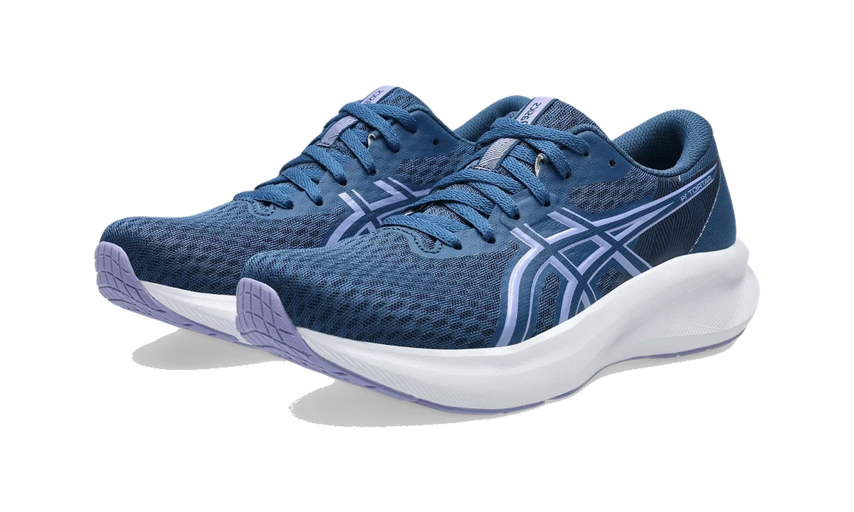 Overkicks - ASICS Patriot 14 Twilight Blue Bluebell (Womens) (1012B836-403) - vista trasera
