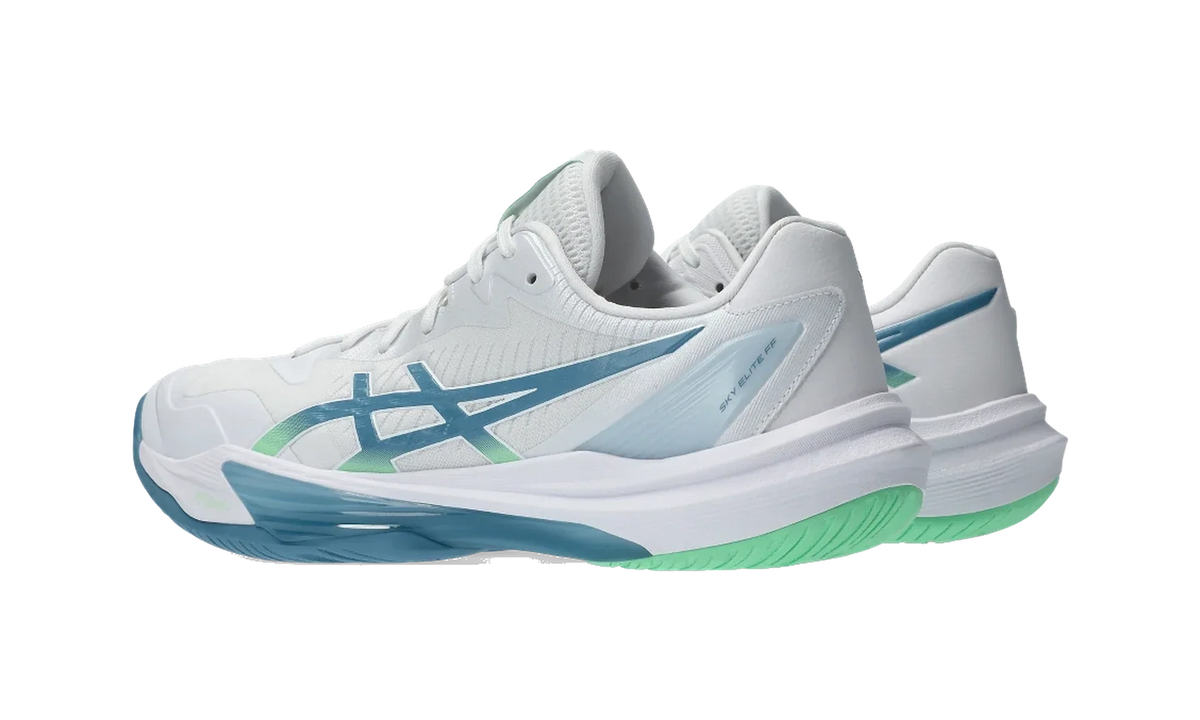 Overkicks - ASICS Sky Elite FF 3 White Saba Blue (1051A080-106) - par completo