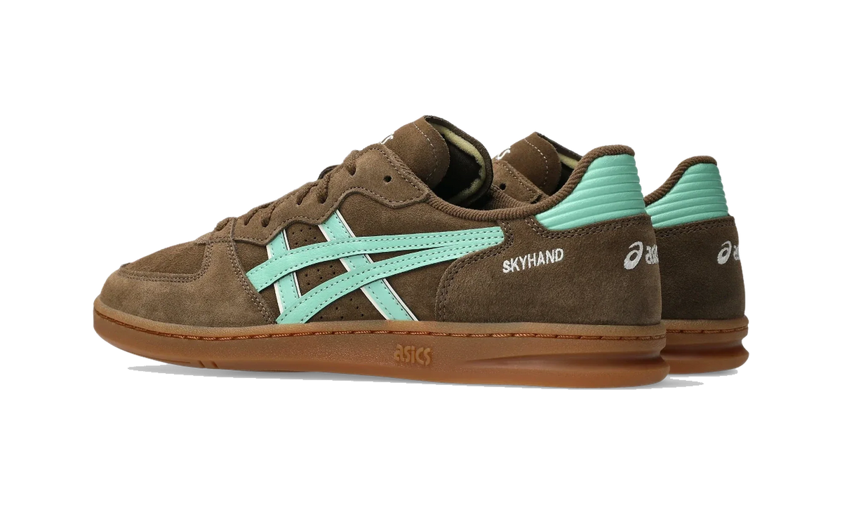 Overkicks - ASICS Skyhand OG Brown Storm Ice Green (1203A452-202) - par completo