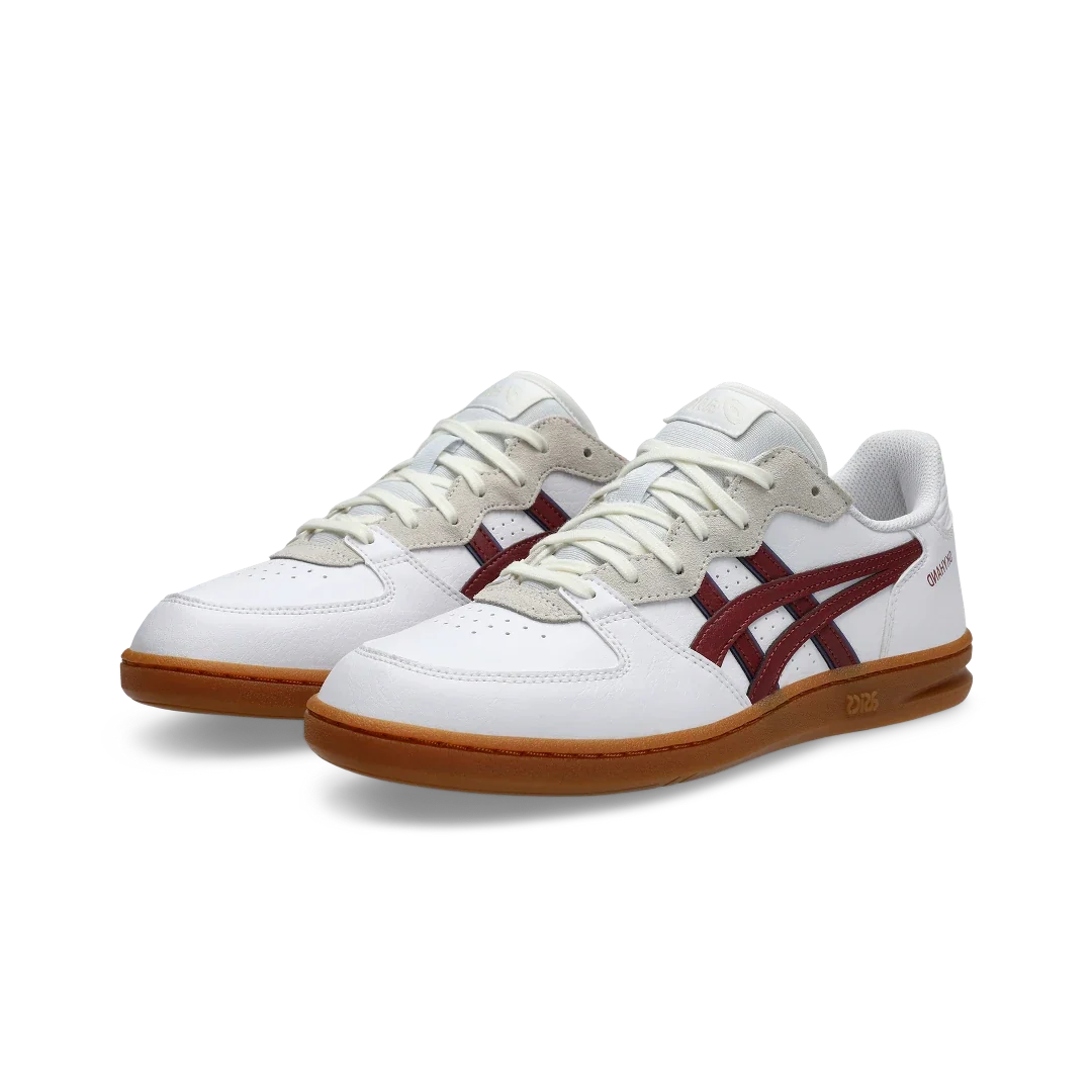 Overkicks - ASICS Skyhand OG White Brisket Red Gum (1203A451-105) - vista trasera