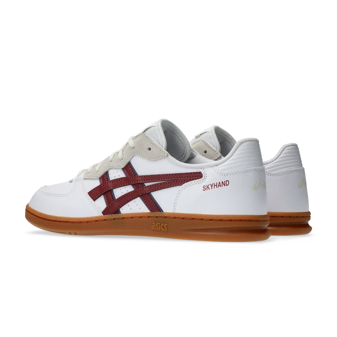 Overkicks - ASICS Skyhand OG White Brisket Red Gum (1203A451-105) - par completo