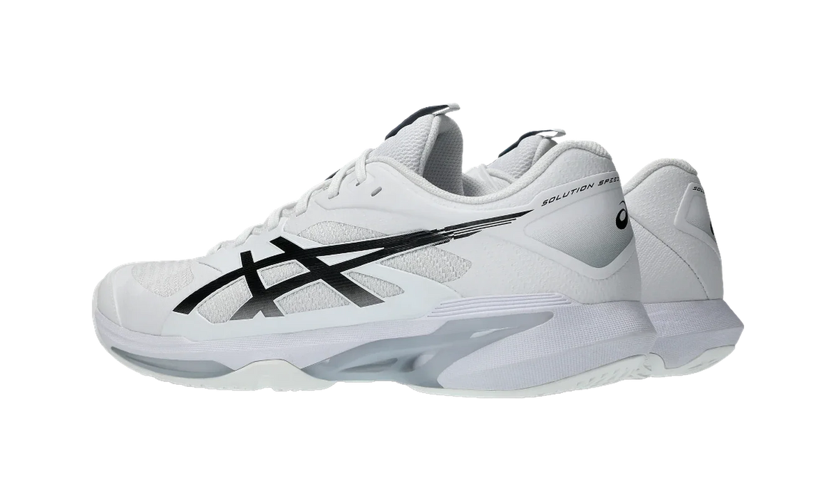 Overkicks - ASICS Solution Speed FF 4 White Black (1041A532-100) - par completo