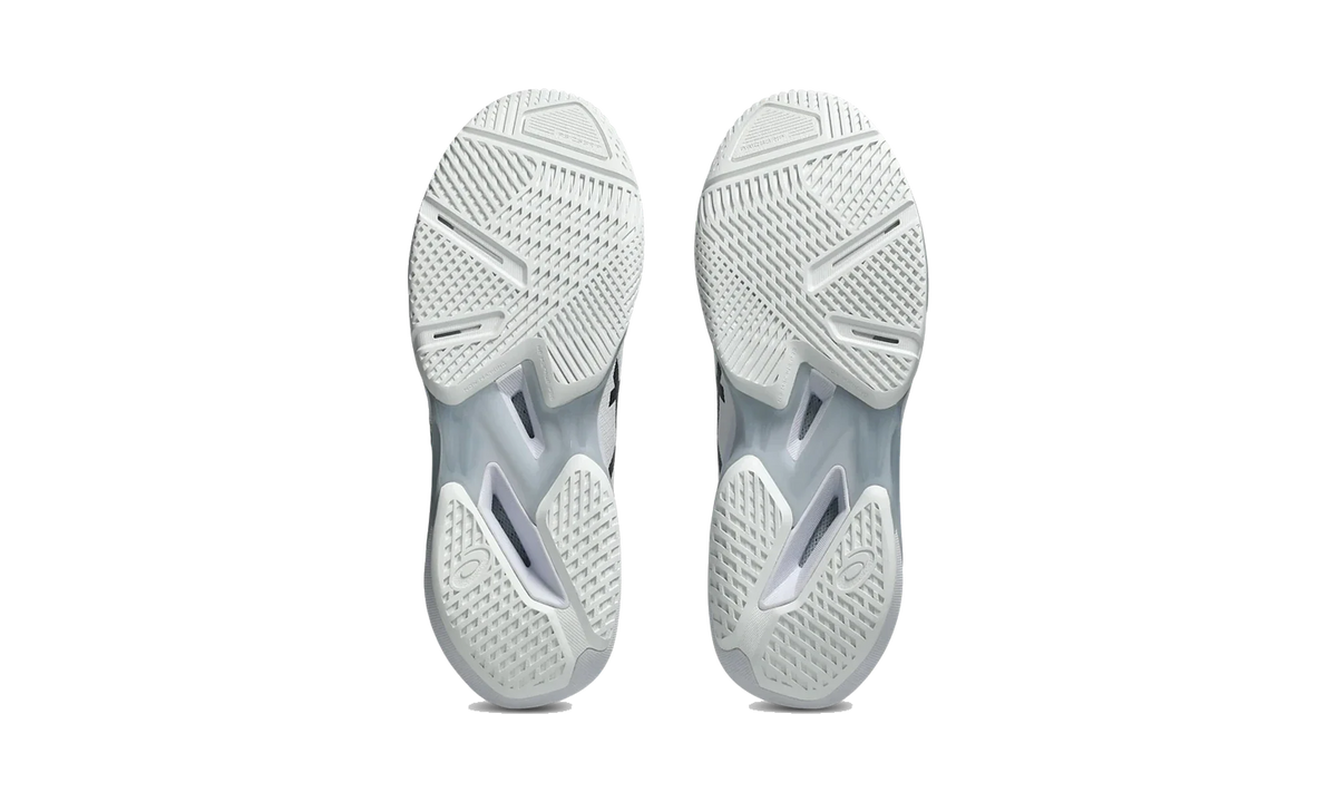 Overkicks - ASICS Solution Speed FF 4 White Black (1041A532-100) - vista superior