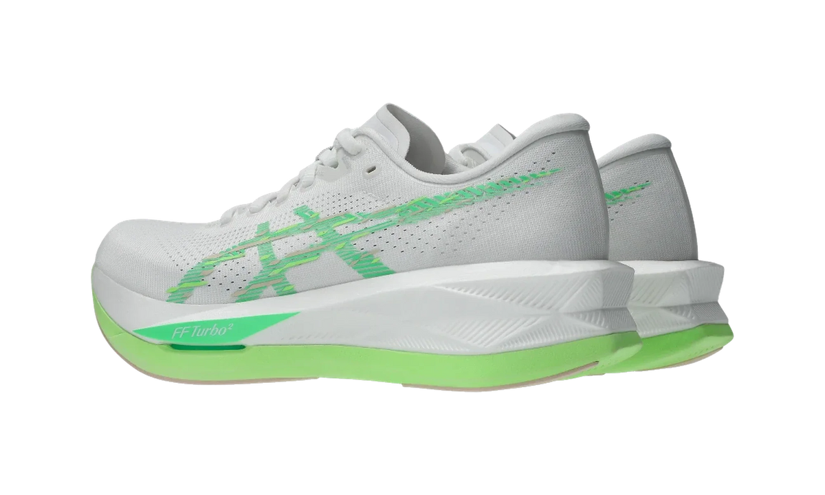 Overkicks - ASICS Sonicblast White Vital Green (Womens) (1012B862-101) - par completo